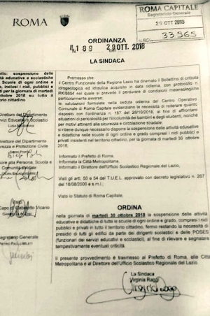 anche domani chiusi per maltempo