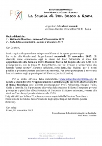 uscite didattiche secondi anni liceo