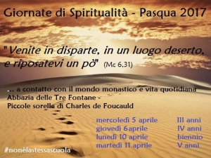 Giornate di Spiritualit&agrave; 2017