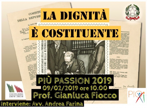 la dignit&agrave; &egrave; Costituente